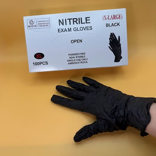 Black Nitro - Disposable Black Nitile Examination Glove Extra Large XL 100pcs