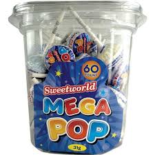 Sweetworld Mega Pop Jar 31g * 60 Pack