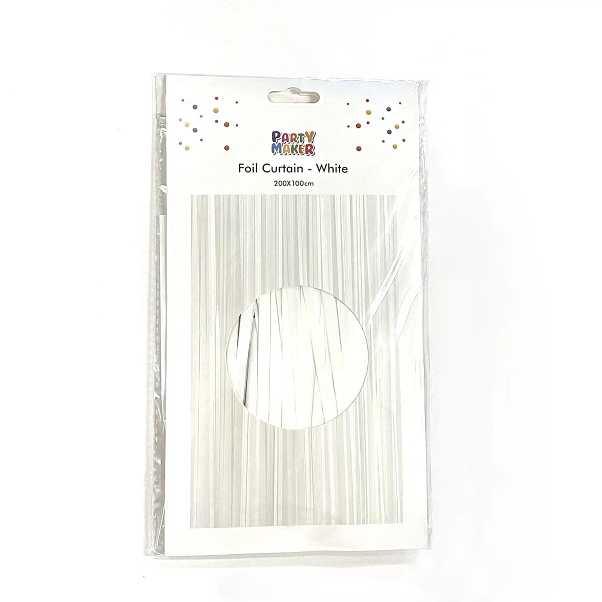 Party Makers - Foil Curtain 200x100 cm 1x White
