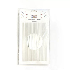 Party Makers - Foil Curtain 200x100 cm 1x White
