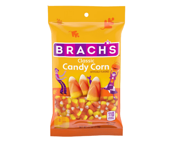 Brach's Halloween Classic Candy Corn Peg Bag 119g * 18 Pack