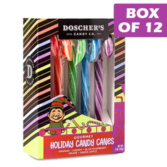 Doscher's Gourmet Hand Crafted Peppermint Candy Canes 115g * 12 Pack