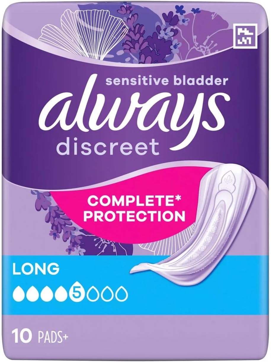 Always Pads Discreet 5 In 1  Pk10