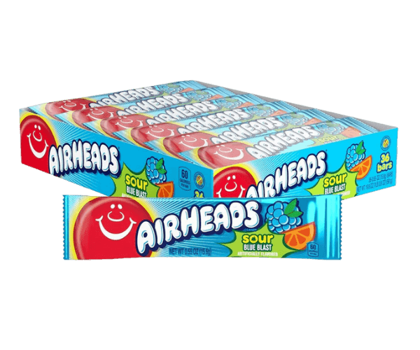 Airhead Bar Sour Blue Blast 15.6g * 36 Pack
