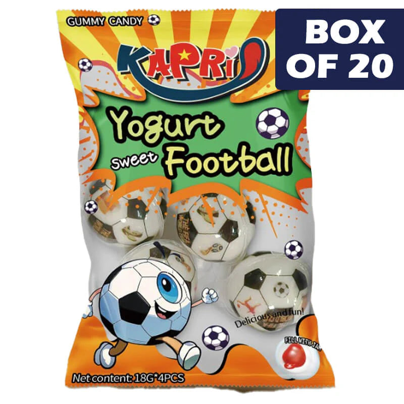 KAPRI FOOTBALL CANDY18G 4PC*20