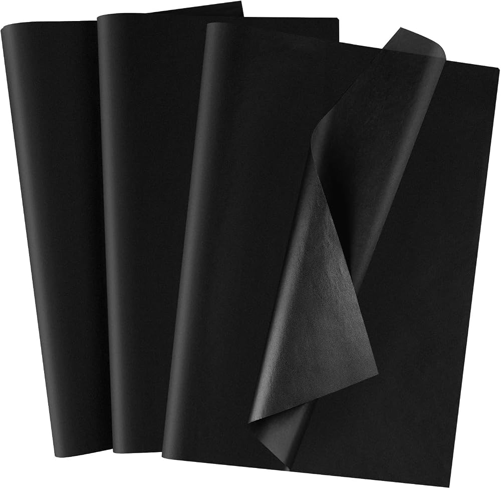 Party Makers - Tissue Paper Colors - Black 50x70cm 5x