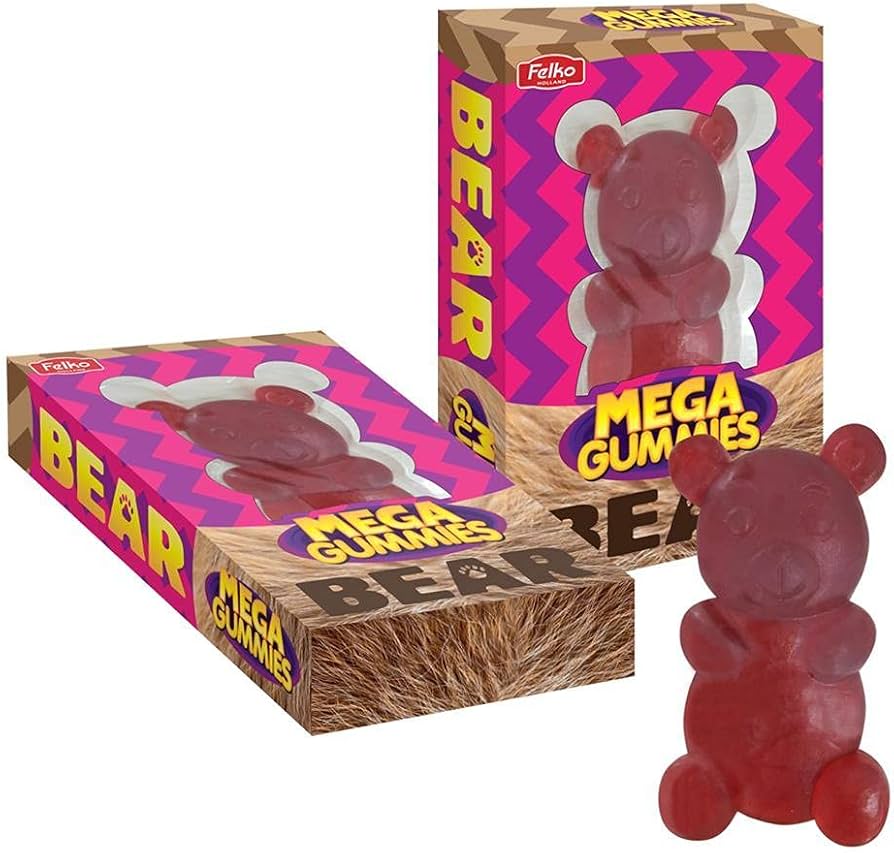 Mega Gummy Bears 600g * 8 Pack