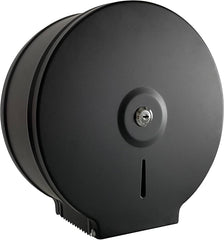 A&C - Plastic Jumbo Toilet Roll Dispenser Black
