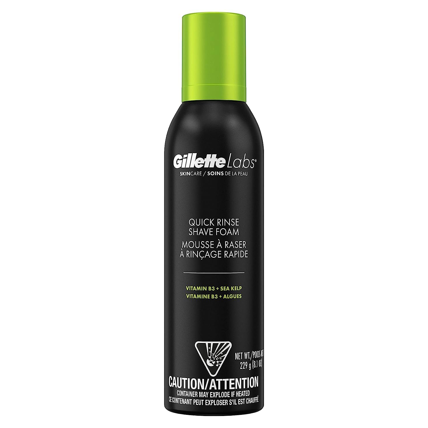 Gillette - Labs Skin Care - Quick Rinse Shave Foam - 240g