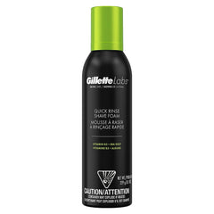 Gillette - Labs Skin Care - Quick Rinse Shave Foam - 240g