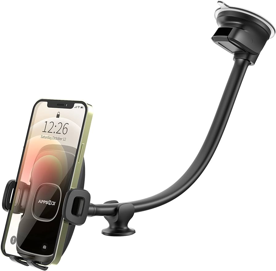 Long Neck Car Phone Holder