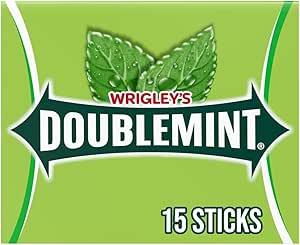 Wrigley's - Double Mint Chewing Gum 15 Sticks x 10 Pack