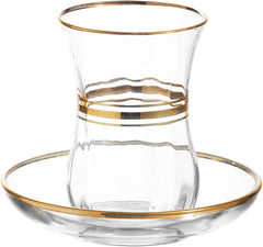 Lav - Glass Tea Set - 12 Pcs