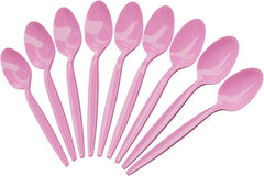 Party Makers - Reusable Plastic Spoon 18pc Baby Pink