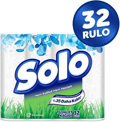 Bundle Solo Toilet Paper 2ply 96 rolls (3x32pk)