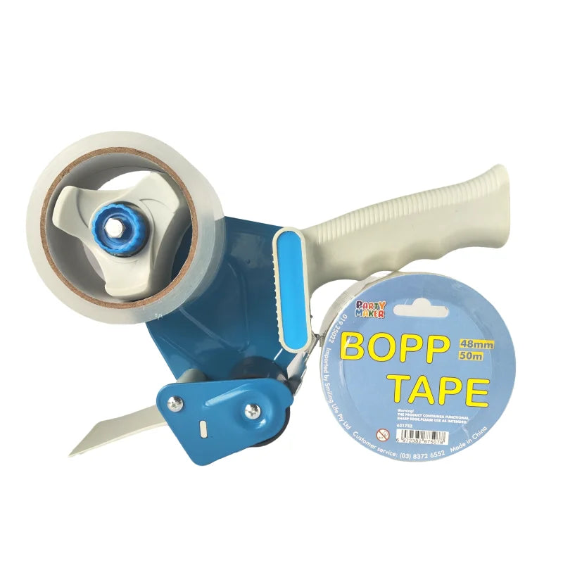 Party Makers - Packaging Bopp Tape Gun With Tape 48mm 50m