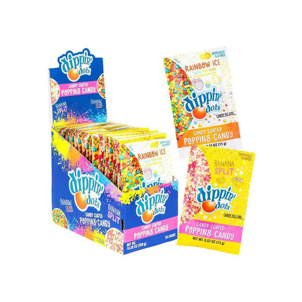 Koko Dippin' Dots Coated Popping Candy 15g * 20 Pack