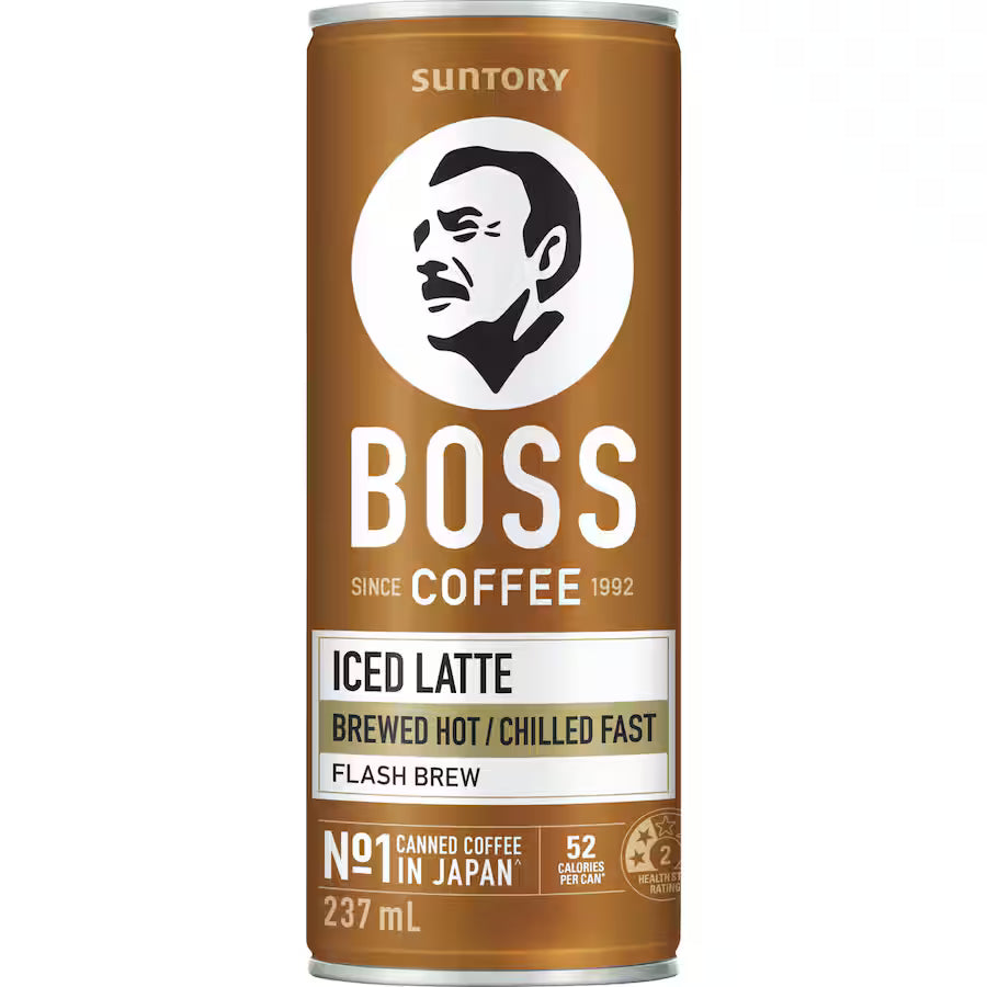 Boss coffee latte 237ml x12