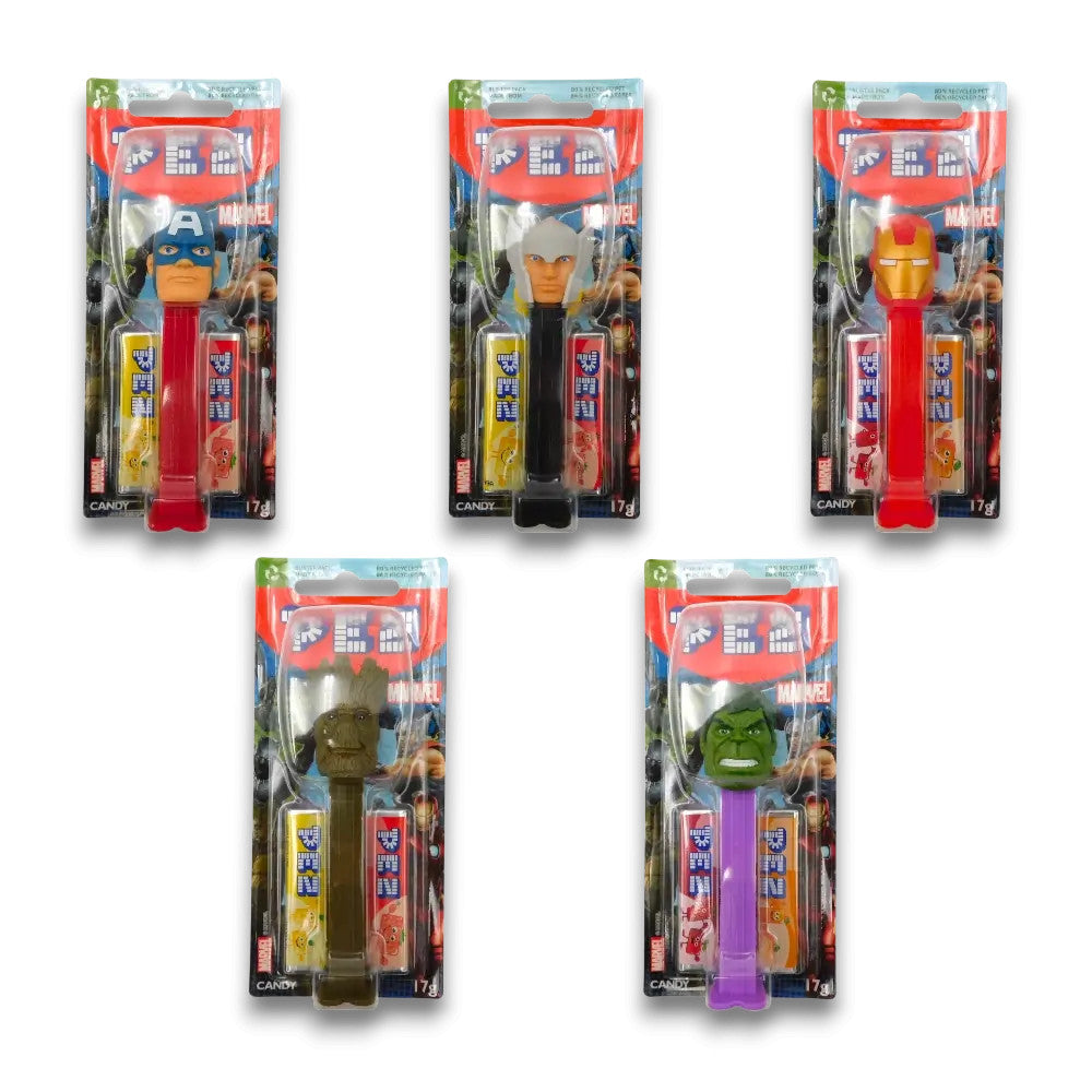 Pez Candy Dispensers - Marvel Universe 17g * 6 Pack
