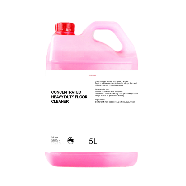 Concentrated Heavy Duty Floor Cleaner – 5LT