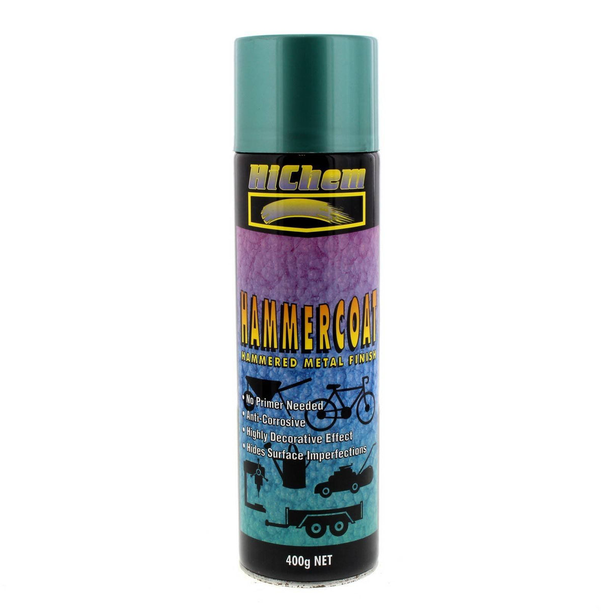 HiChem - Hammercoat Metal Finish Green - 400g
