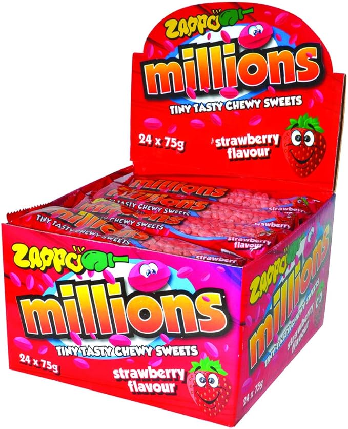 ZAPPO MILLIONS STRAW 75G*24