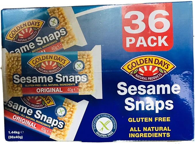 Golden Days Sesame Snap 40g * 36 Pack
