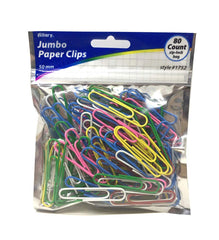 'Homework Papper Clips 2'' 80 Pack'