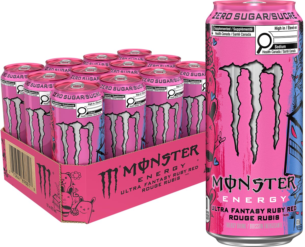 MONSTER RUBY RED 473ML*12