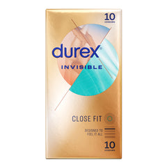 Durex Invisible Closed Fit Condoms 10 Pack