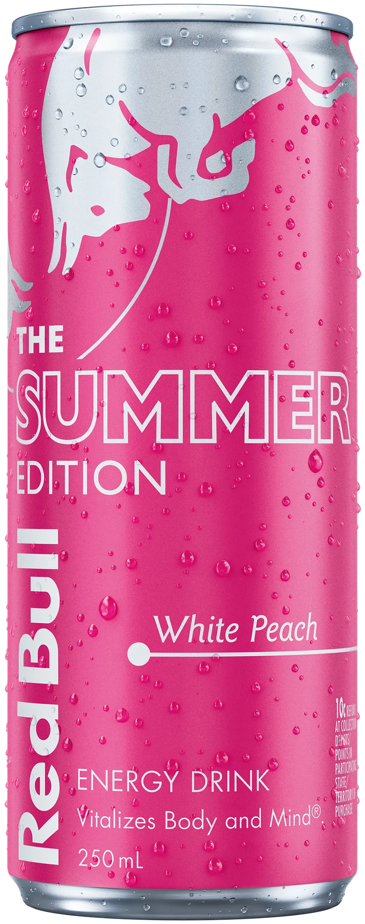 Red Bull - Energy Drink Can - The Summer Edition White Peach 250ml x 12