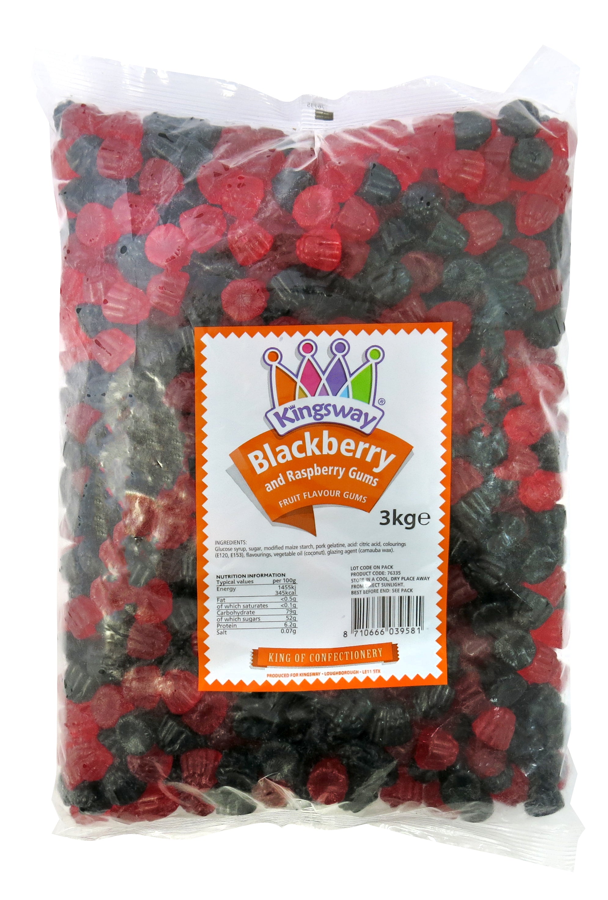 Kingsway Blackberry and Raspberry Gums 3kg Bag