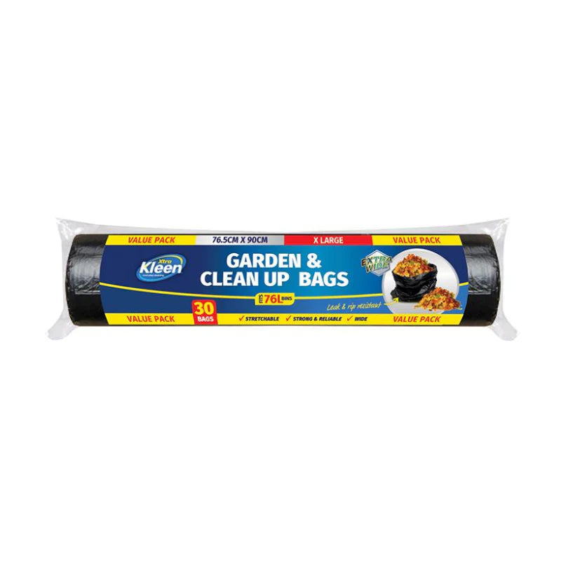 Xtra Kleen Garden & Clean Up Bags 76L 10 Pack