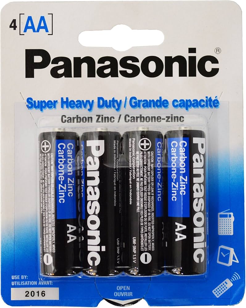 Panasonic Battery AA 4PK * 12 Pack