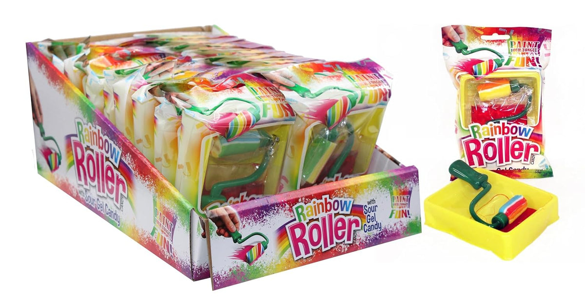 Rainbow Roller With Sour Gel Candy 22g * 20 Pack