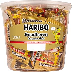 Haribo Goldbears Holiday Edition Gummies Assorted Fruit Flavor Gummy Bears 27g * 12 Pack