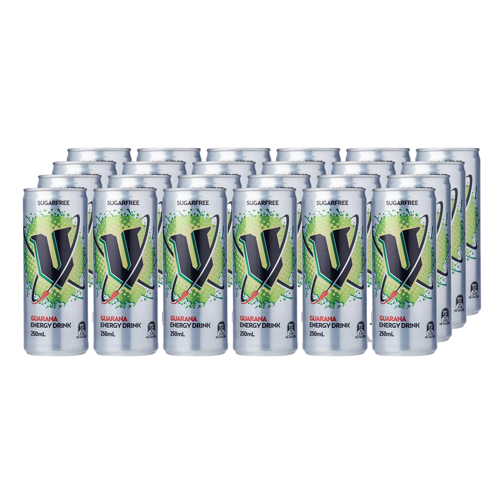 V Energy Drink Sugar Free Can 250ml * 24 Pack