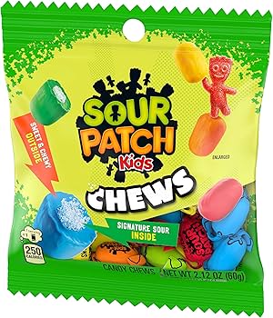 Sour Patch Kids Chews 60g * 12 Pack