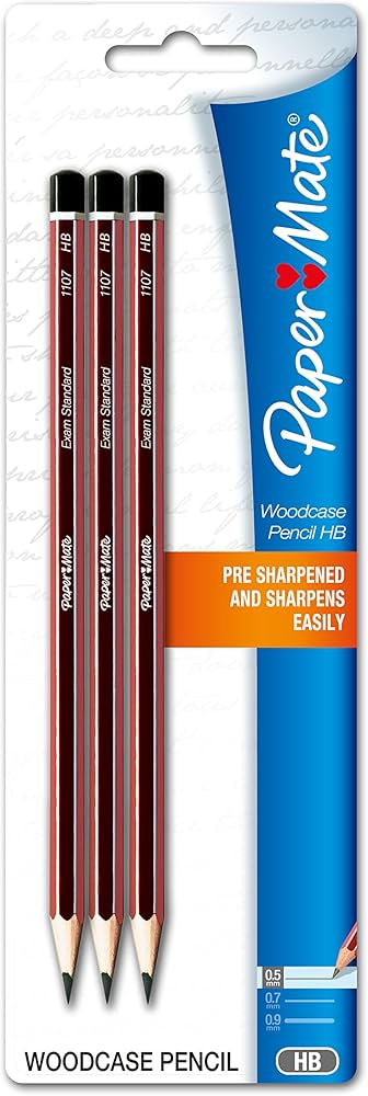 Papermate Hb Woodcase Pencil (3 Pencils)