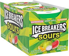 Ice Breakers Fruit Sours Flavour Mints Tins 42g * 8 Pack