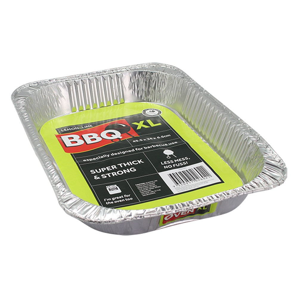 Lemon & Lime Foil Tray Large 45.5x34x6.5cm