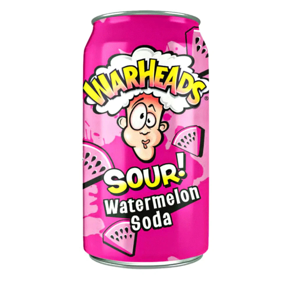 WARHEADS SODA WATERMELON 355 ML X 12