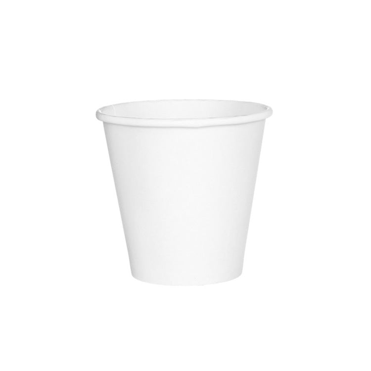 8oz Single Wall 90Mm Uni Cup White 50pcs