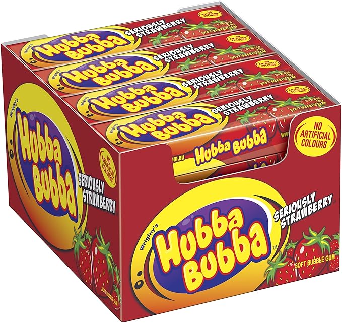 Hubba Bubba Strawberry 20 Pack