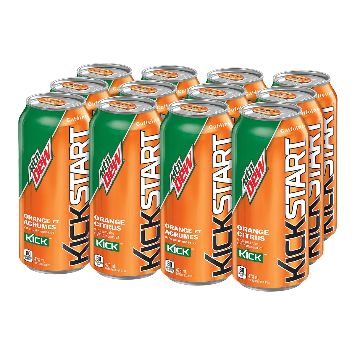 M/DEW K/START ORA/CIT 473ML*12