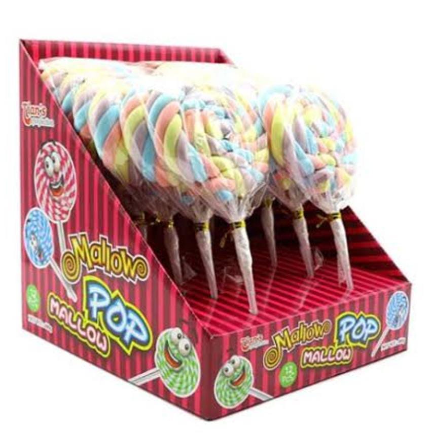 Skull Marshmallow Pop 40g * 12 Pack