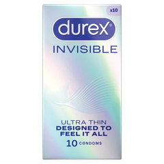 Durex Invisible Regular Fit Condoms 10 Pack