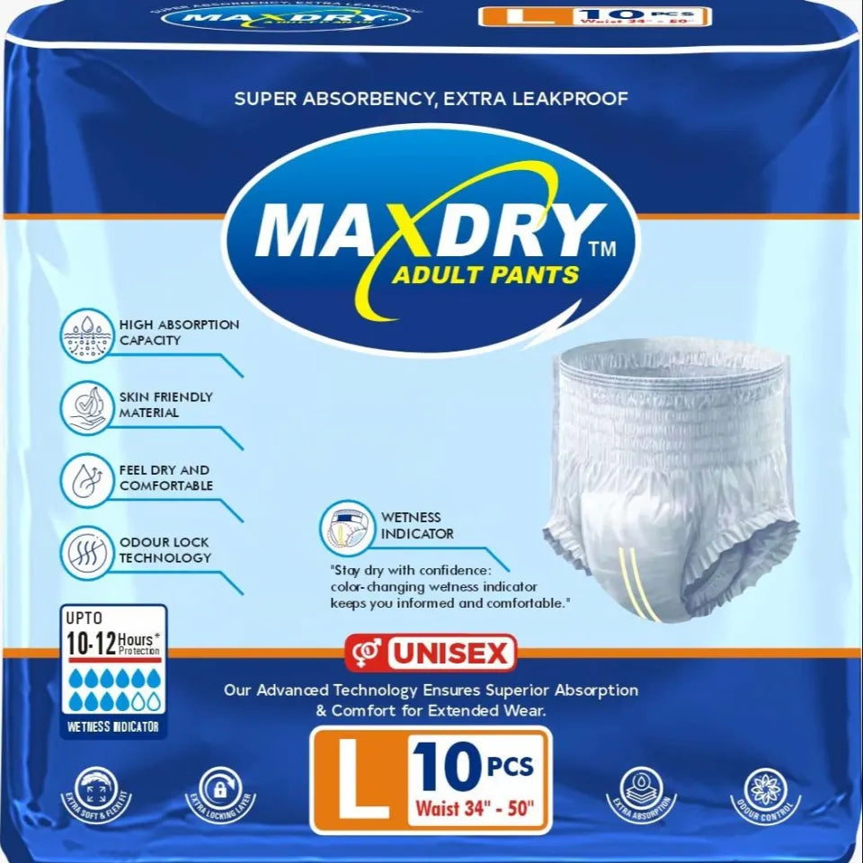 10PK Primeguard Adult Underpants - X-Large Unisex