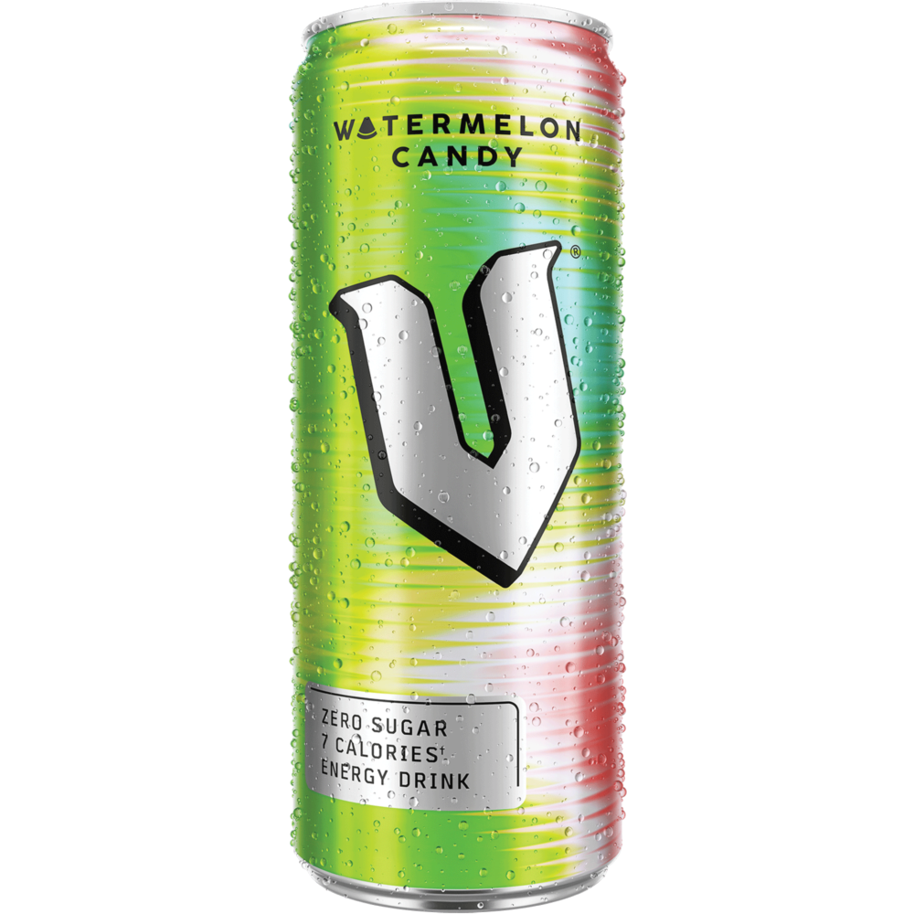 V Energy Drink Zero Sugar Watermelon Candy 24 X 250ml Can