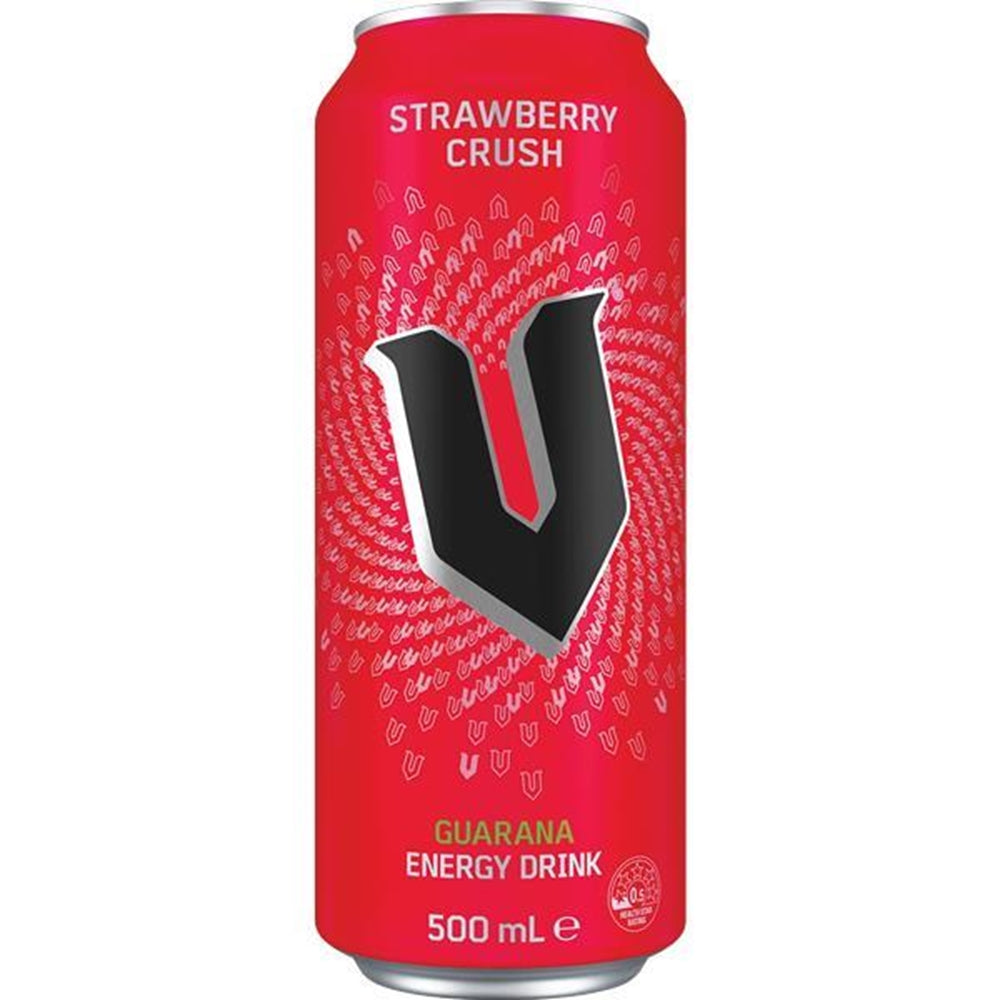 V Strawberry Crush 500ml x12 cans